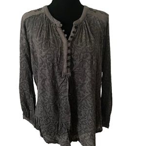 Lucky Brand grey top/tunic